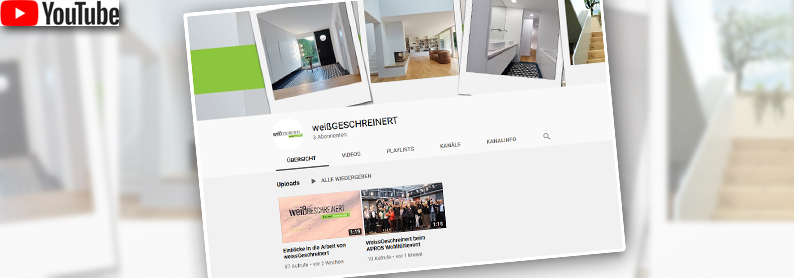Weissgeschreinert Pfullingen - Kommunikation- und Marketingbetreuung z. B. Youtube