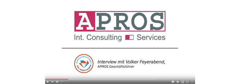 IFGA Top Arbeitgeber Zertifikat APROS
