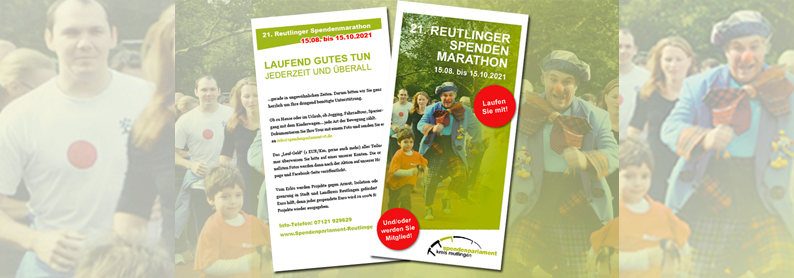 Presse Auftaktveranstaltung Spendenmarathon Reutlingen